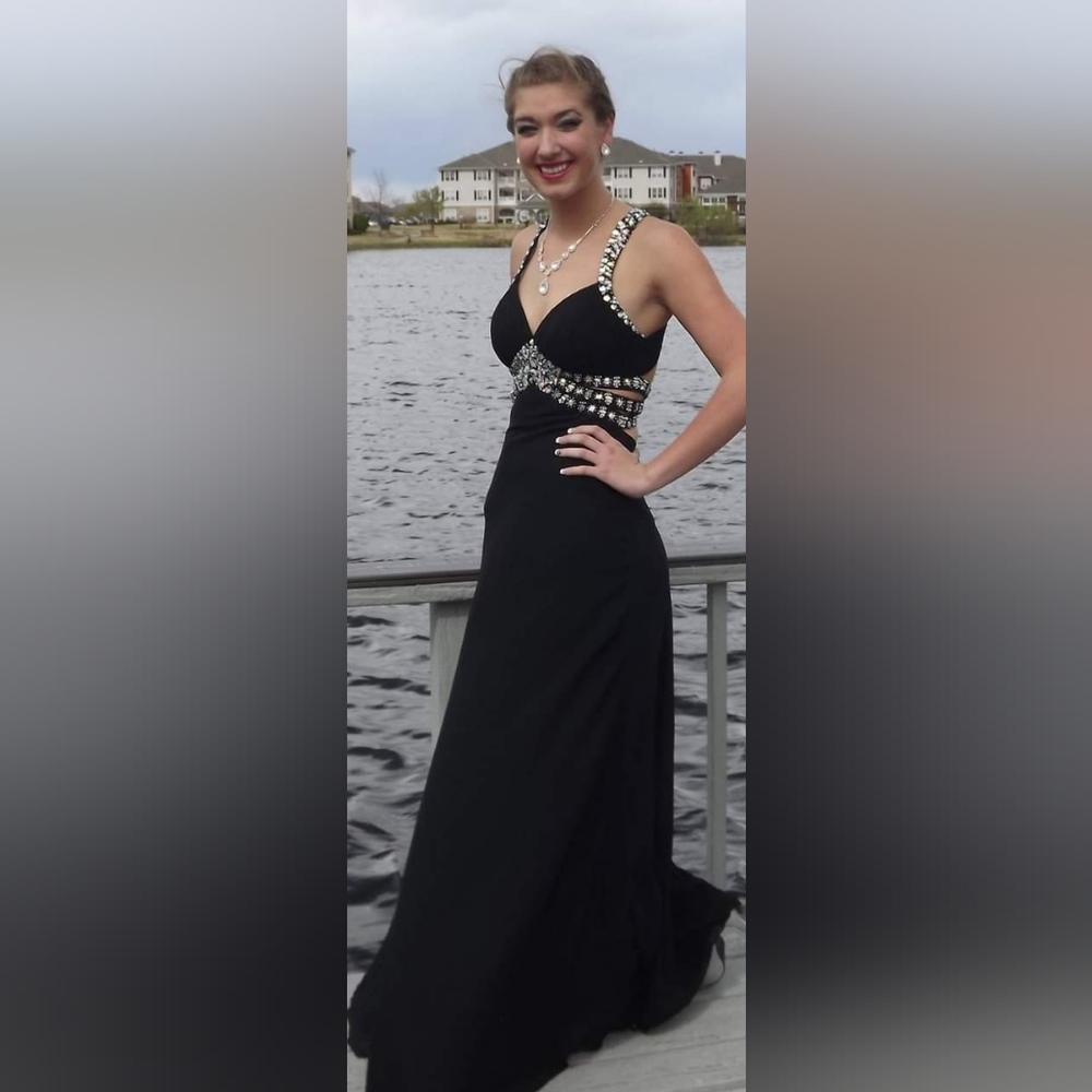 Black formal dress